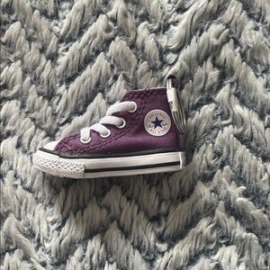 Converse High-Top Sneaker Keychain in Purple